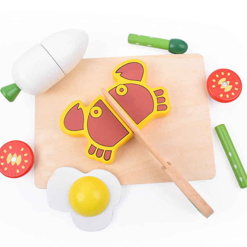1 pz giocattolo di legno tagli - Baby Food Vegetables recensione e prezzo